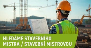Hledáme stavebního mistra / stavební mistrovou